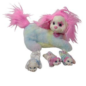 Puppy Suprise Dog and 3 Puppies Pink Stuffed Animal Plush Ages 3+